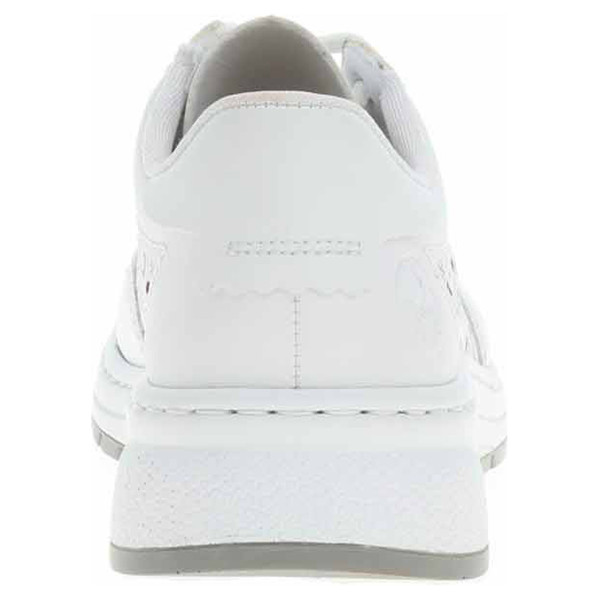 detail Dámske poltopánky Rieker N6506-80 weiss