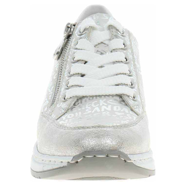 detail Dámske poltopánky Rieker N4316-90 beige kombi