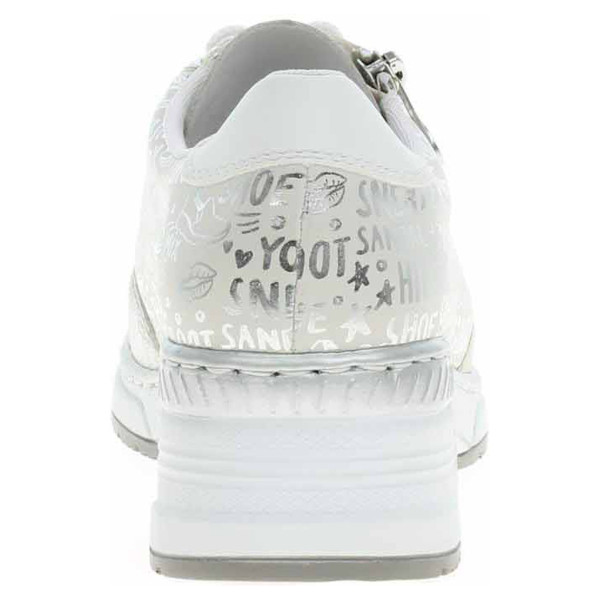 detail Dámske poltopánky Rieker N4316-90 beige kombi