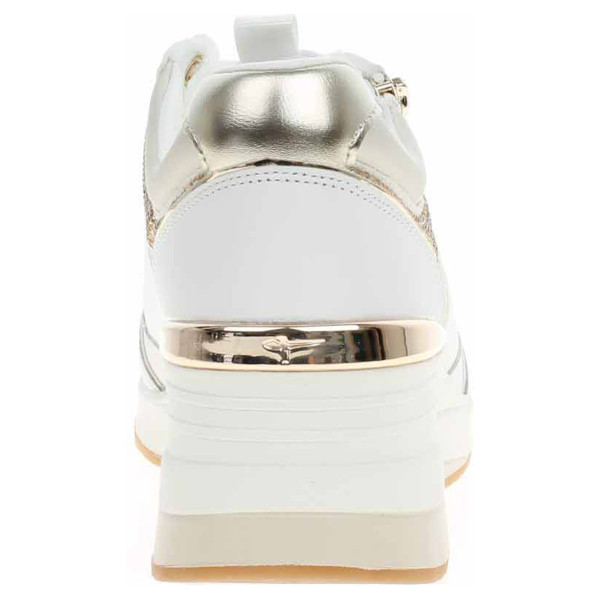 detail Dámske poltopánky Tamaris 1-23703-41 white-gold