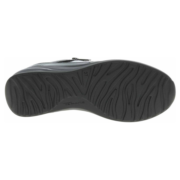 detail Dámske poltopánky Tamaris 1-23754-45 black patent