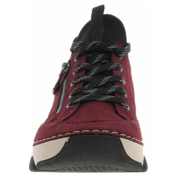 detail Dámske poltopánky Rieker 45973-36 rot