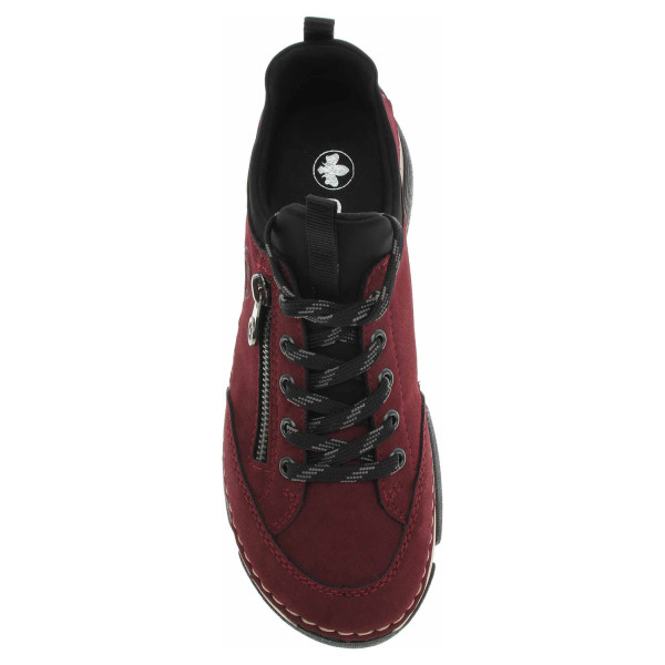 detail Dámske poltopánky Rieker 45973-36 rot