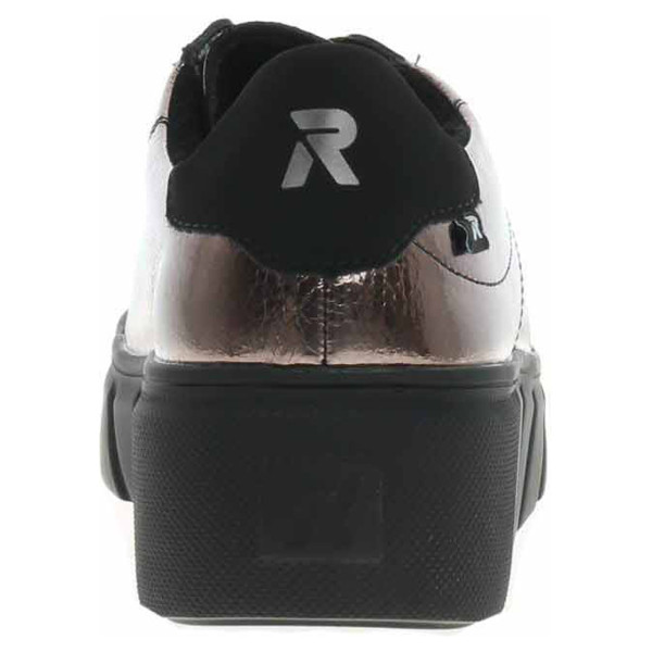 detail Dámske poltopánky Rieker W2601-91 metallic