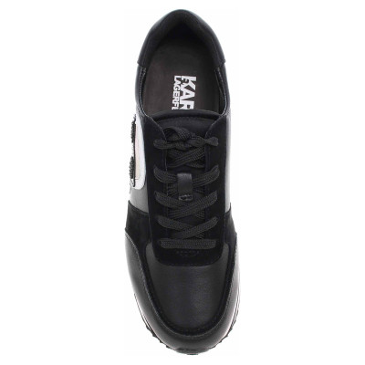 detail Dámska topánky Karl Lagerfeld KL61930 300 black lthr-suede