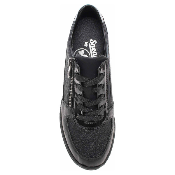 detail Dámska topánky Rieker N4313-00 schwarz
