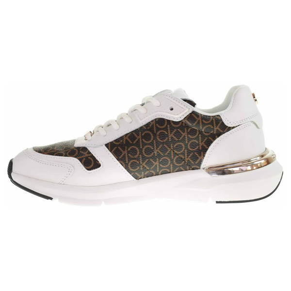 detail Dámska topánky Calvin Klein HW0HW00534 0LA white/brown mono