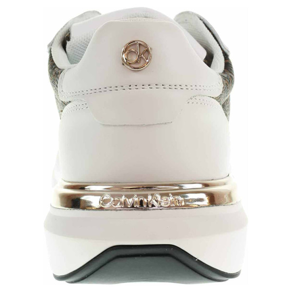 detail Dámska topánky Calvin Klein HW0HW00534 0LA white/brown mono