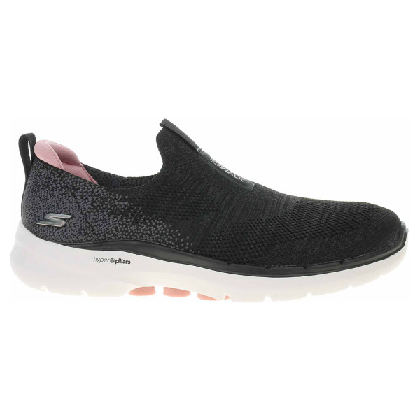 detail Skechers Go Walk 6 - Glimmering black-pink