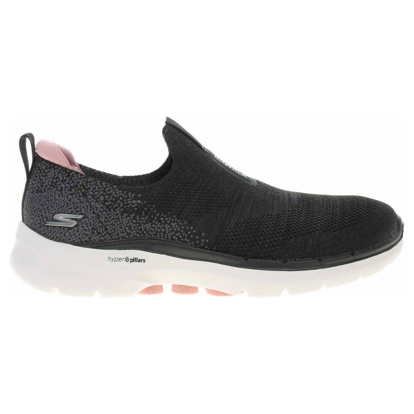 detail Skechers Go Walk 6 - Glimmering black-pink