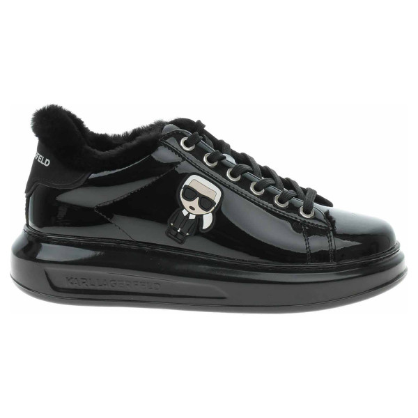 detail Dámska topánky Karl Lagerfeld KL62530S 1BP Black Patent Lthr