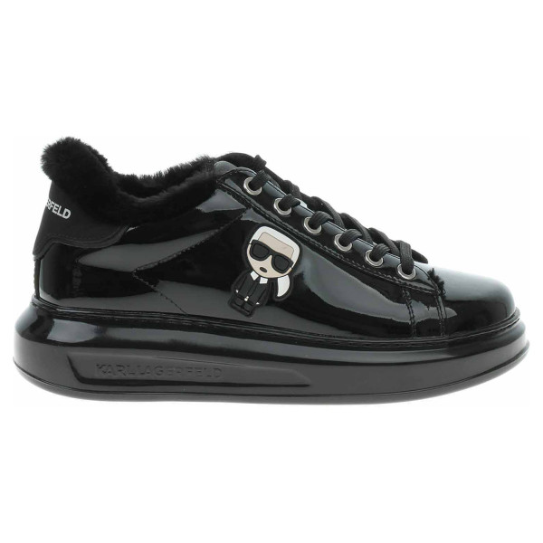 detail Dámska topánky Karl Lagerfeld KL62530S 1BP Black Patent Lthr