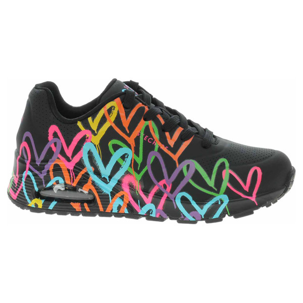 detail Skechers JGoldcrown: Uno - Highlight Love black - multi