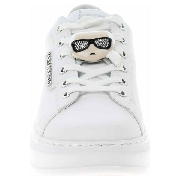 detail Dámska topánky Karl Lagerfeld KL62576K Kapri White Lthr w-Silver