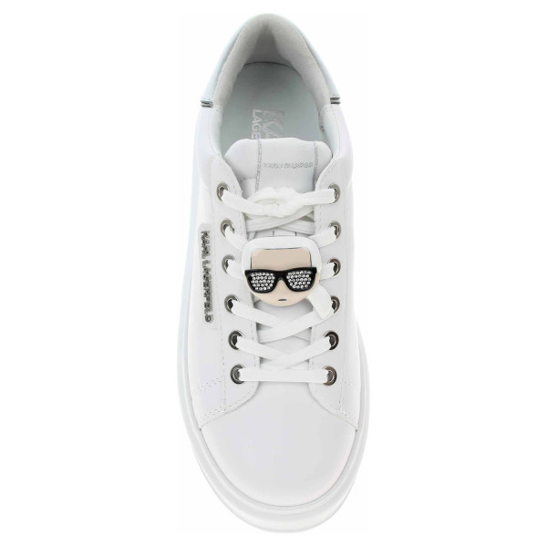 detail Dámska topánky Karl Lagerfeld KL62576K Kapri White Lthr w-Silver