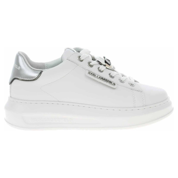 detail Dámska topánky Karl Lagerfeld KL62576K Kapri White Lthr w-Silver