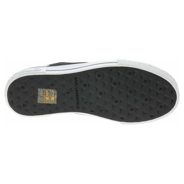 detail Dámska topánky Karl Lagerfeld KL60410N 900 Black Canvas