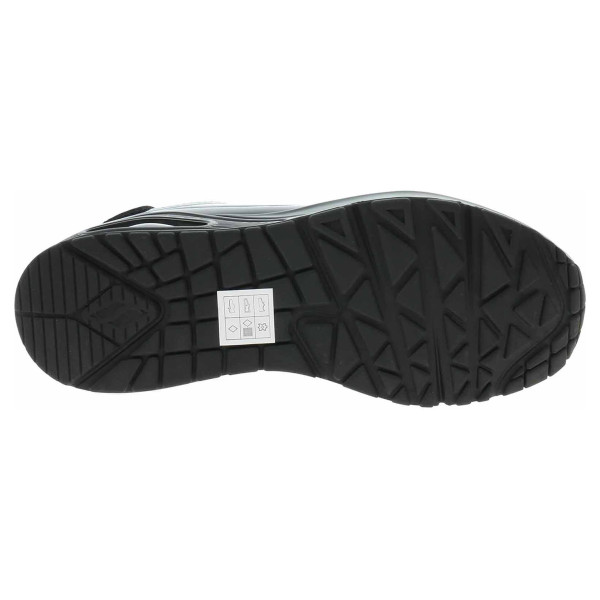 detail Skechers Uno - Shiny One black