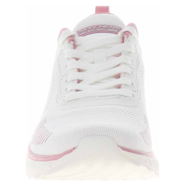 detail Skechers Bobs Squad Chaos-Stellar Tempo white-pink