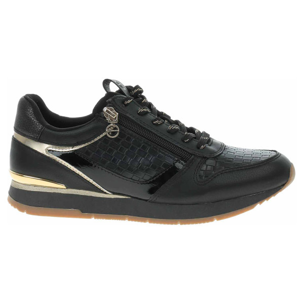 detail Dámska topánky Tamaris 1-23603-28 black-gold