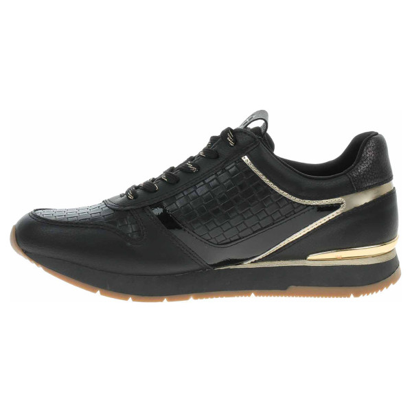 detail Dámska topánky Tamaris 1-23603-28 black-gold