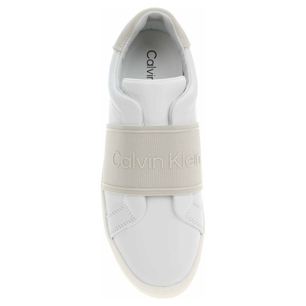 detail Dámska topánky Calvin Klein HW0HW01676 0K6 White-Dk Ecru