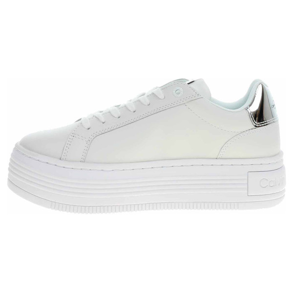 detail Dámska topánky Calvin Klein YW0YW01457 Bright White-Silver