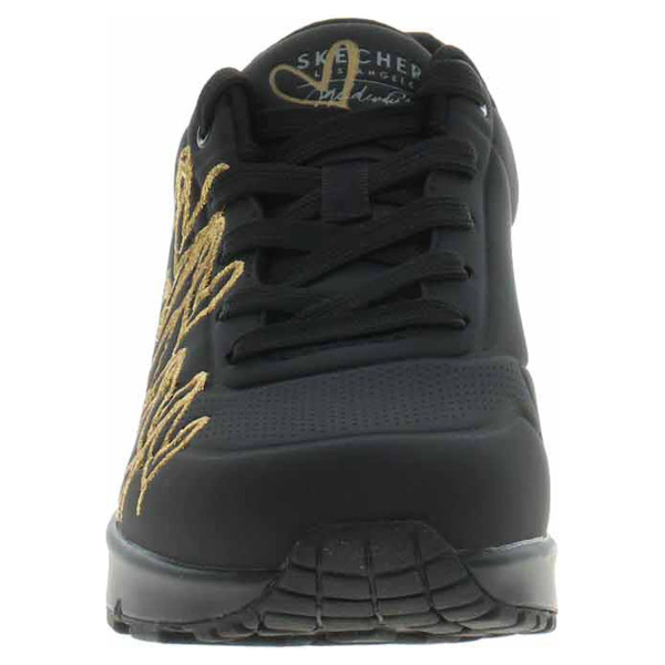 detail Skechers JGoldcrown: Uno - Golden Heart black -gold