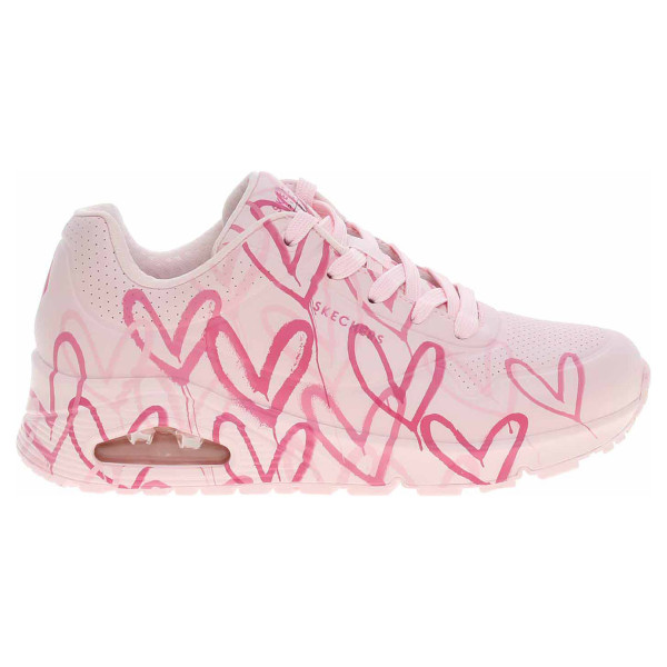 detail Skechers x JGoldcrown: Uno - Spread the Love lt.pink