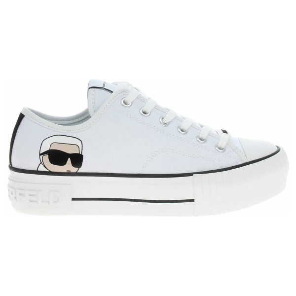 detail Dámska topánky Karl Lagerfeld KL60410N 911 White Canvas