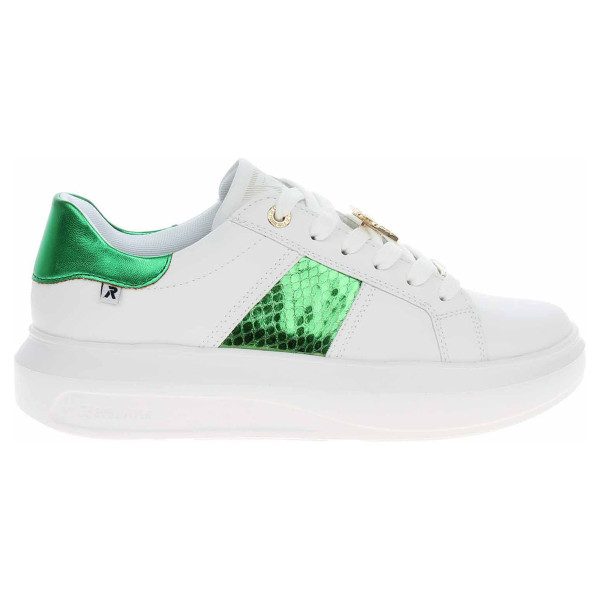 detail Dámska topánky Rieker W1202-81 weiss kombi