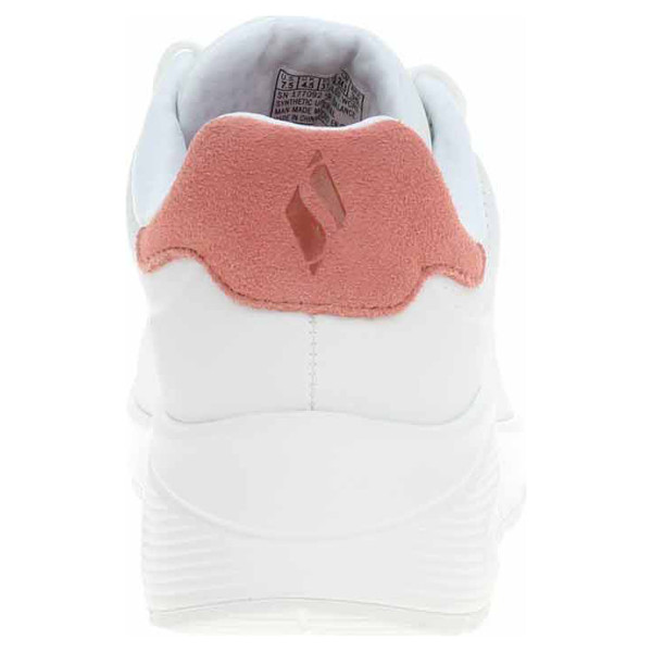 detail Skechers Uno - Pop Back white-hot coral
