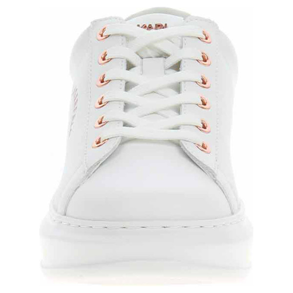 detail Dámska topánky Karl Lagerfeld KL62538 01P white lthr w-pink