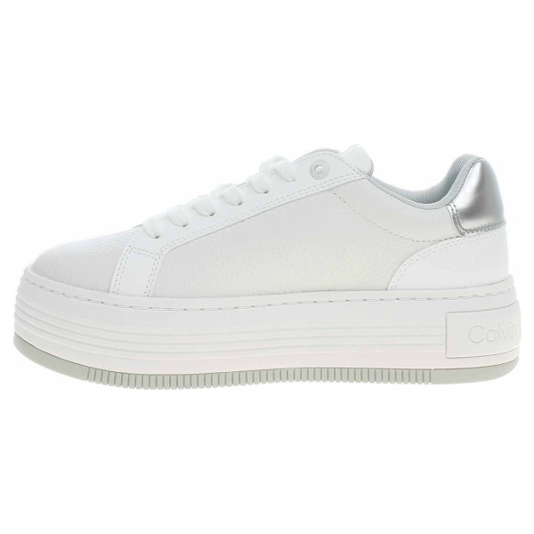 detail Dámska topánky Calvin Klein YW0YW01766 0LI Bright White-Silver