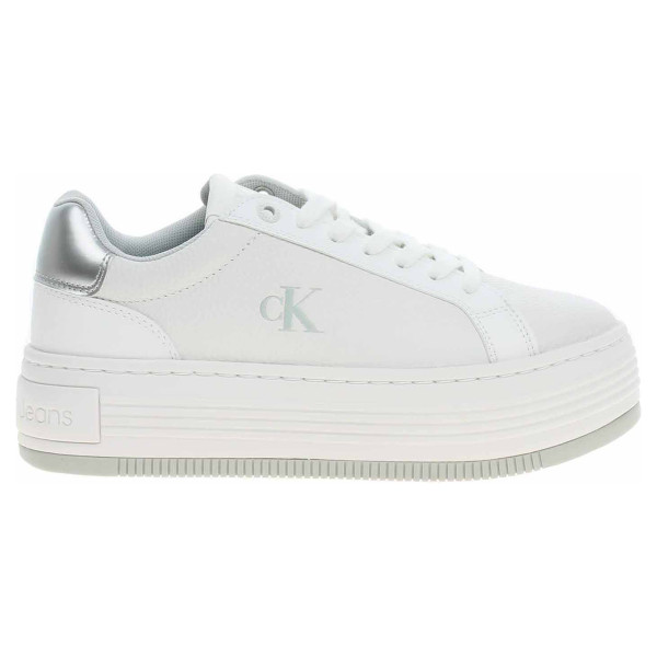 detail Dámska topánky Calvin Klein YW0YW01766 0LI Bright White-Silver