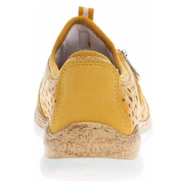 detail Dámska topánky Rieker N42P6-68 gelb