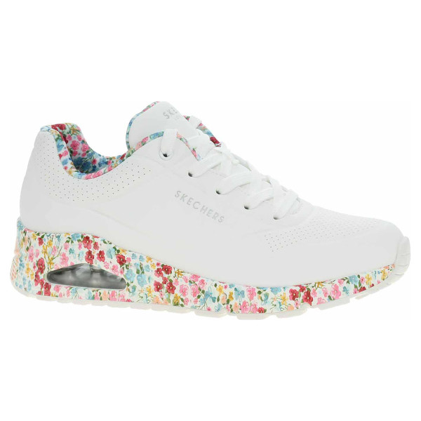 detail Skechers Uno - Majestic Garden white - multi