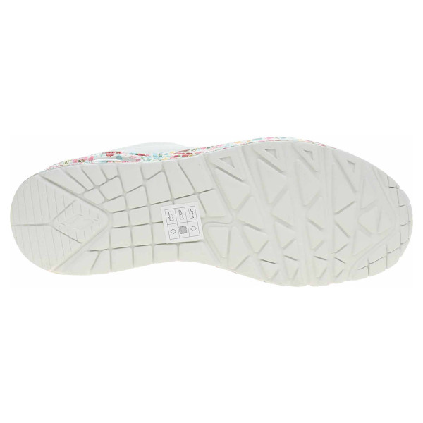 detail Skechers Uno - Majestic Garden white - multi