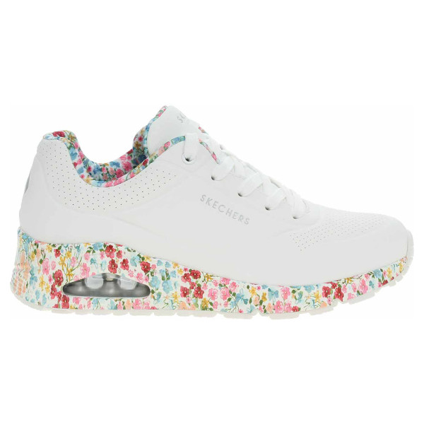 detail Skechers Uno - Majestic Garden white - multi