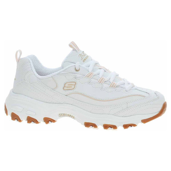detail Skechers D'Lites - Good Neutral white