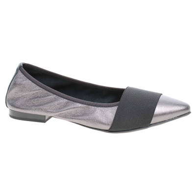 detail Dámske baleriny Caprice 9-24216-22 gunmetal met.