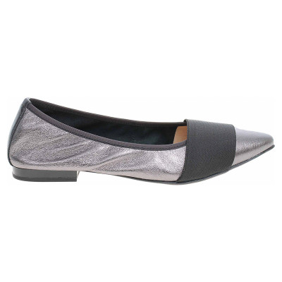 detail Dámske baleriny Caprice 9-24216-22 gunmetal met.