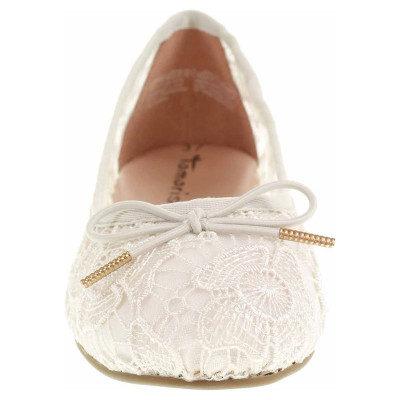 detail Dámske baleriny Tamaris 1-22111-24 ivory macramee