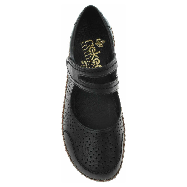 detail Dámske baleriny Rieker 44875-00 schwarz