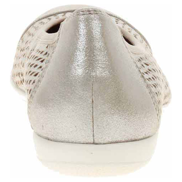 detail Dámske baleriny Caprice 9-22151-20 taupe sue.met.