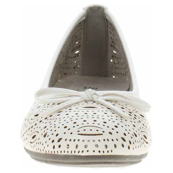 detail Dámske baleriny Jana 8-22166-20 white