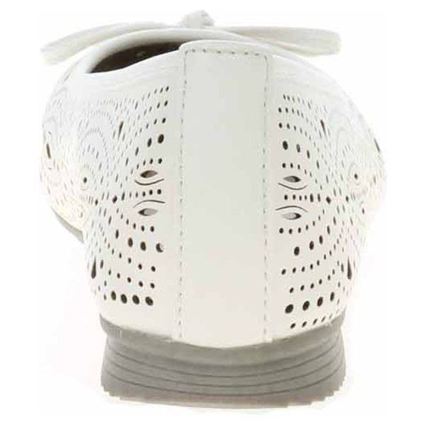 detail Dámske baleriny Jana 8-22166-20 white
