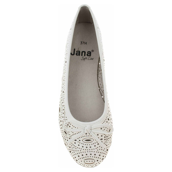 detail Dámske baleriny Jana 8-22166-20 white