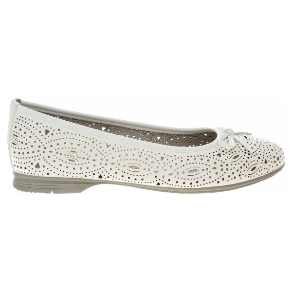 detail Dámske baleriny Jana 8-22166-20 white