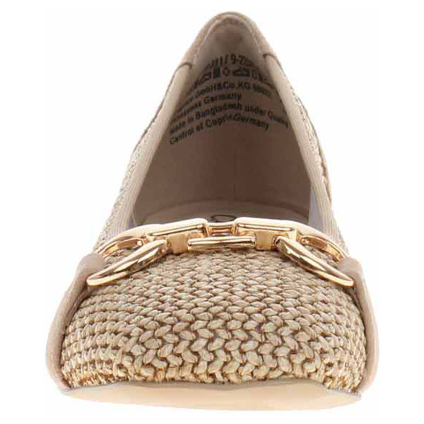 detail Dámske baleriny Caprice 9-22503-42 bark comb